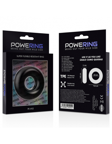 Powering super flexible bestandiger ring 4.5cm schwarz - MySexyShop.eu