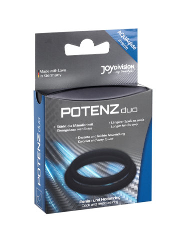 Potenz duo ringe mittel schwarz - MySexyShop.eu