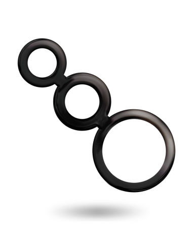 Addicted Toys Set Anillos Pene Y Testiculos Ahumado - MySexyShop