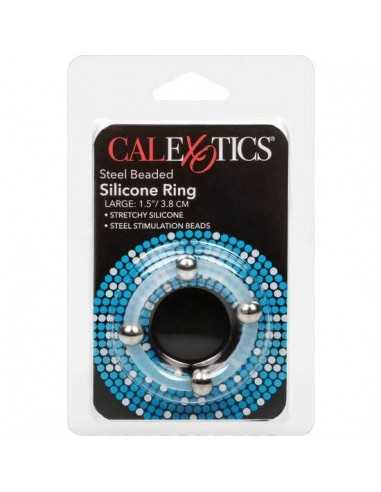 Calex steel beaded silicone ring l. - MySexyShop.eu