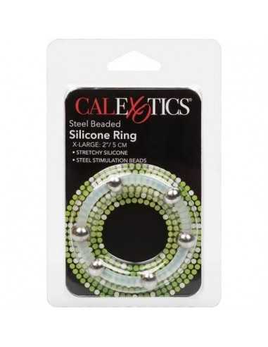 Calex steel beaded silicone ring xl - MySexyShop.eu