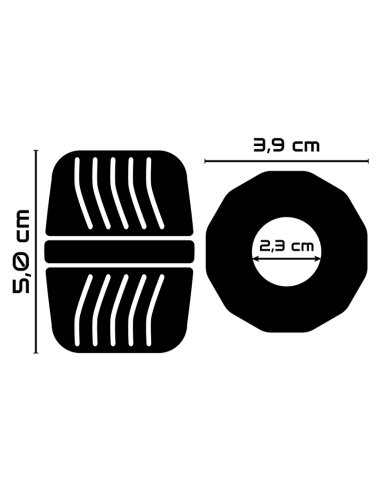 Powering super flexible resistant ring 5cm pr11 black - MySexyShop (ES) Powering super flexible resistant ring 5cm pr11 black - MySexyShop (ES)