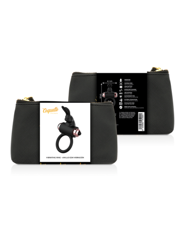 Coquette cock ring vibrator ring schwarz / gold - MySexyShop.eu