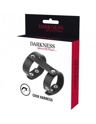 Darkness adjustable leather penis and testicles ring - MySexyShop.eu