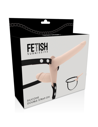 Fetish submissive arnés doble penetración flesh - MySexyShop.eu