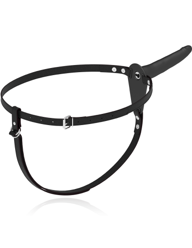 Fetish submissive arnés vibrador silicona negro 15cm - MySexyShop.eu