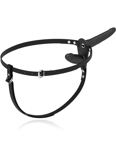 Fetish submissive arnés doble penetración vibrador negro - MySexyShop.eu