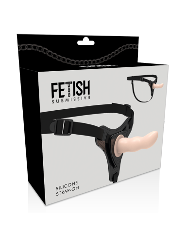 Fetish submissive silicone strap-on flesh 12.5 cm g-spot