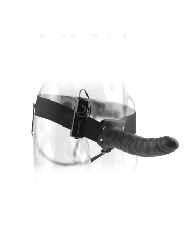 Fetish fantasy 19 cm vibrating hollow strap-on black | MySexyShop (PT) Fetish fantasy 19 cm vibrating hollow strap-on black | MySexyShop (PT)