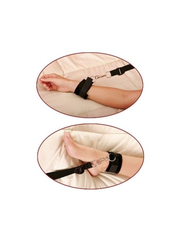 Fetish fantasy bed bindings restraint kit