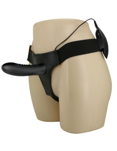 Pretty love myron vibrating strap on and hollow dildo