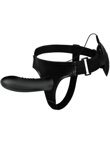 Pretty love myron vibrating strap on and hollow dildo