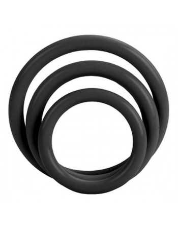 Calex Tri-Rings Noir - MySexyShop