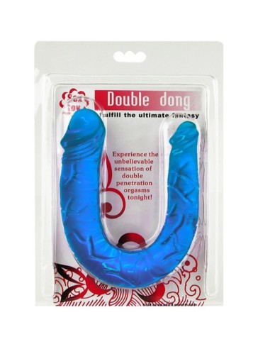 Baile double dong dildo doble azul - MySexyShop.eu