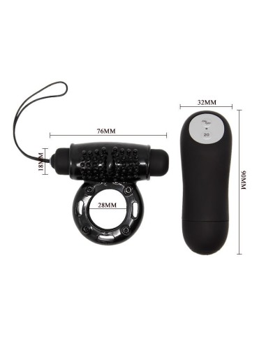 Baile control remote black 20v ring | MySexyShop