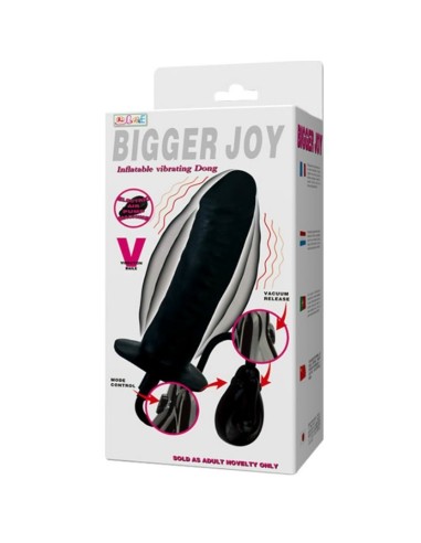 Bigger joy dildo hinchable con vibracion 16 cm - MySexyShop.eu