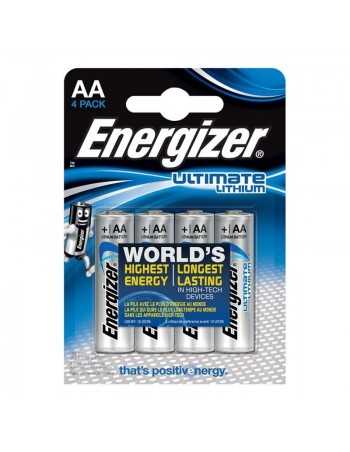 Energizer ultimate lithium lithium batterie aa l91 lr6 1,5v blister * 4 - MySexyShop.eu