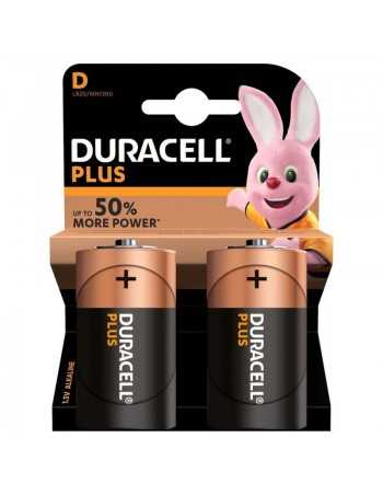 Duracell Plus Power 100 Pila Alcalina D Lr20 Blister*2 -