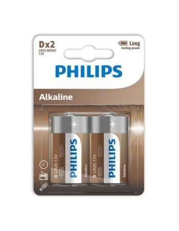 Philips Alkalibatterie d LR20 Blister*2 - MySexyShop.eu
