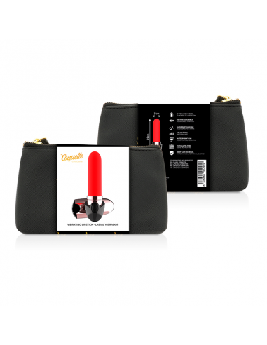 Coquette vibratore rossetto ricaricabile nero/oro