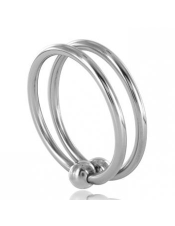 Metalhard double glans ring 32mm | MySexyShop