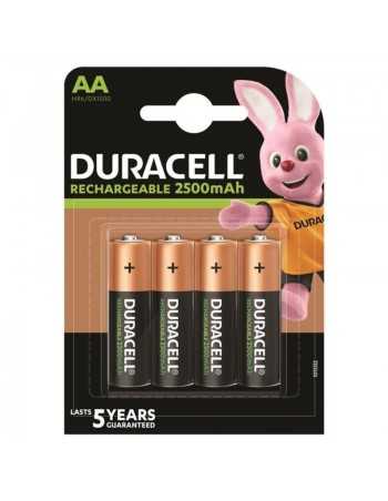 Duracell wiederaufladbare batterie hr6 aa 2500mah 4 einheit - MySexyShop.eu