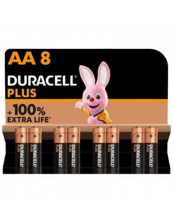 Duracell Plus Power 100 Pile Alcaline Aa Lr6 8 Unité -