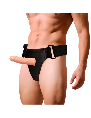 Harness attraction gregory strap-on hollow extender vibrator