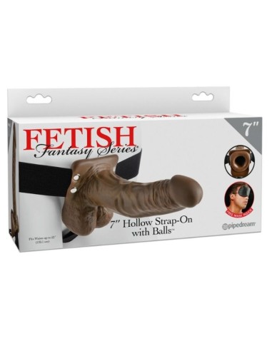 Fetish fantasy series 7" hollow strap-on with balls | MySexyShop (PT)