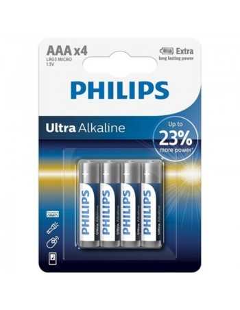 Philips ultra alkalibatterie aaa lr03 4 einheit - MySexyShop.eu