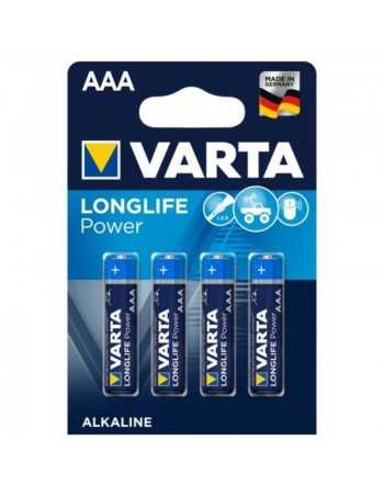 Pile Alcaline Varta Longlife Power Aaa Lr03 4 Unité - MySexyShop