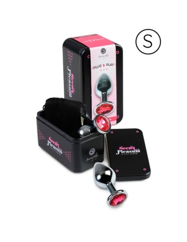Secretplay plug anal aluminum fuchsia 7cm | MySexyShop