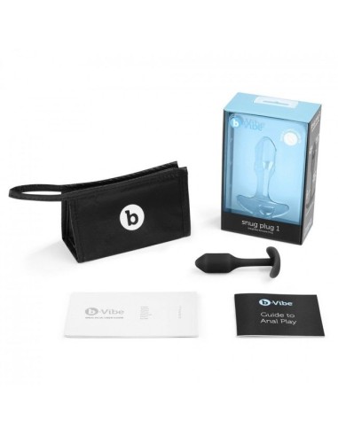 B-Vibe Snug Plug 1 Negro - MySexyShop