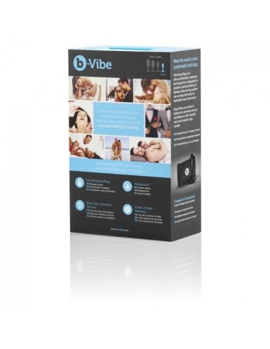 B-Vibe Snug Plug 1 Negro - MySexyShop