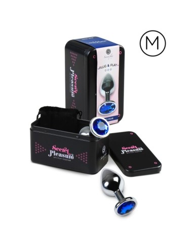 Secretplay anal plug azul m - MySexyShop.eu
