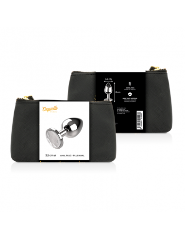 Coquette Anal Plug Metal 3.5 x 8cm - MySexyShop.eu