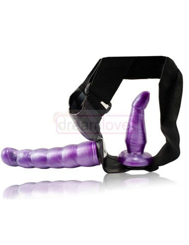 Ultra harness female anal and vaginal purple