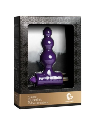 Anal stimulator petite sensations bubbles rocks off- purple