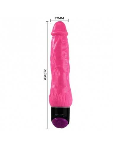 Colorful sex vibrador realistico lila 24 cm - MySexyShop.eu