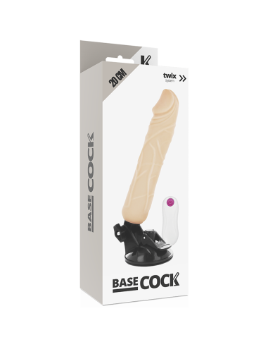 Basecock realistic vibrator fernbedienung fleisch 20 cm - MySexyShop.eu
