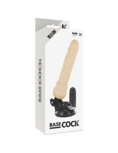 Basecock realistic vibrator fernbedienung fleisch 19.5cm - MySexyShop.eu