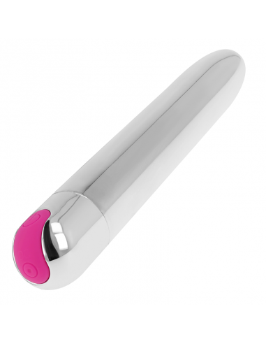 Ohmama vibrador silver recargable 10 modos 18.5 cm - MySexyShop.eu