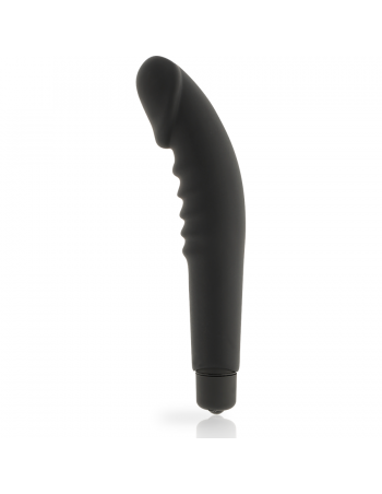 Dolce Vita Realistic Plaisure Silicone Noir - MySexyShop