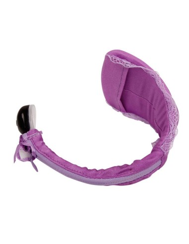 Thong with vibrator purple | MySexyShop