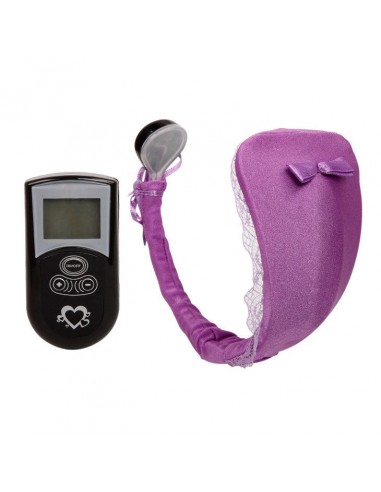 Thong with vibrator purple | MySexyShop