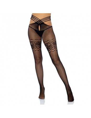 Leg avenue wrap um crothless tights eine grösse - MySexyShop.eu