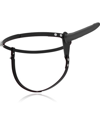 Fetish submissive arnés silicona negro 15cm - MySexyShop.eu