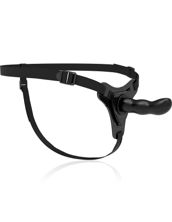 Fetish submissive arnés silicona negro g-spot 16cm - MySexyShop.eu