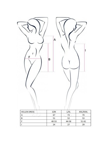 Passion Hellen Dress and Thong - MySexyShop.eu