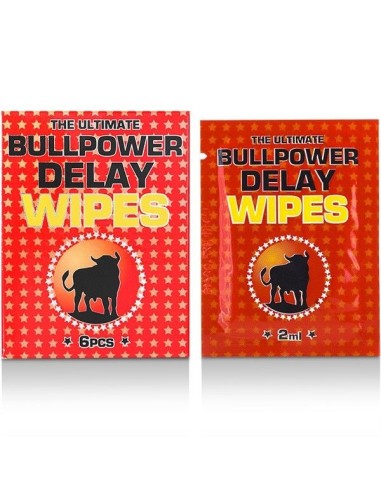 Bullpower delay wipes (6 x 2 ml) - MySexyShop.eu